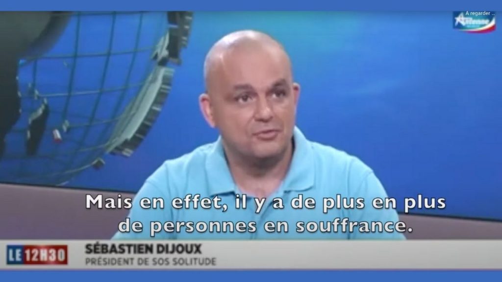 Sébastien Dijoux alias TI YAB ZEN Président de SOS SOLITUDE sur ANTENNE REUNION